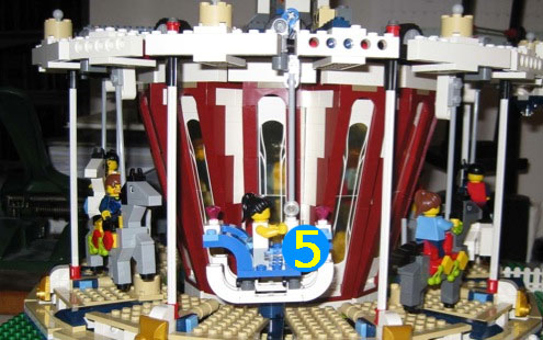 a Lego shuttle