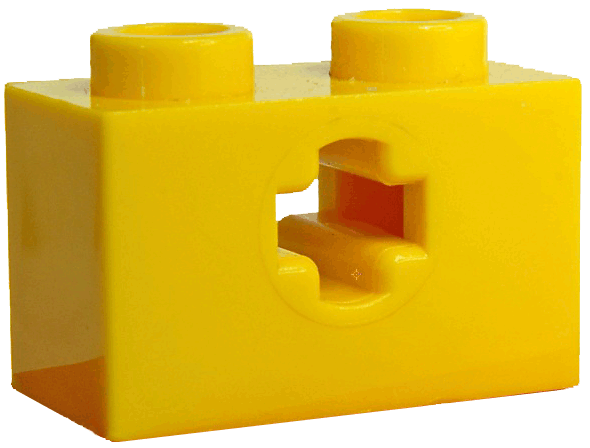 an axle gripping brick
