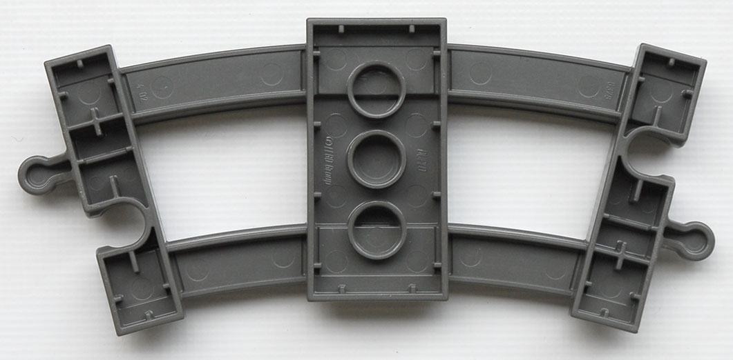 Rail curved seen from bottom